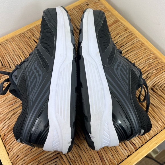 Saucony Echelon 8 Black/White Running Shoes Sz 8.5 - Picture 7 of 11